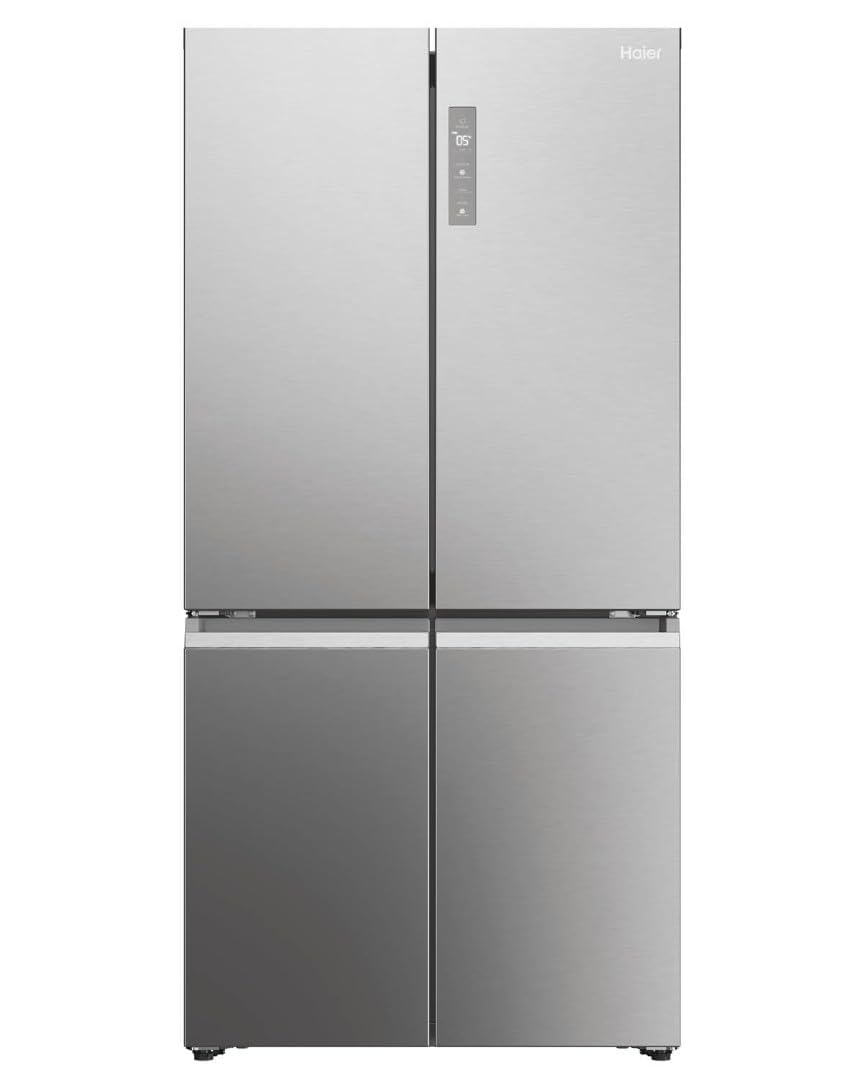 Haier Multi Door Kühl-Gefrierkombination 646L I CUBE 90 SERIE 7 HCR79F19ENMM I 4-türiger Kühlschrank mit Gefrierfach, XXL-Fassungsvermögen & 90,8cm Breite I Eiswürfelbereiter & No Frost