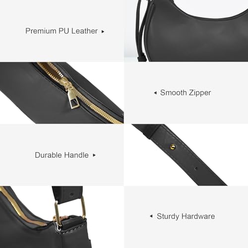 Bolso de hombro para mujer de cuero PU miniatura 6