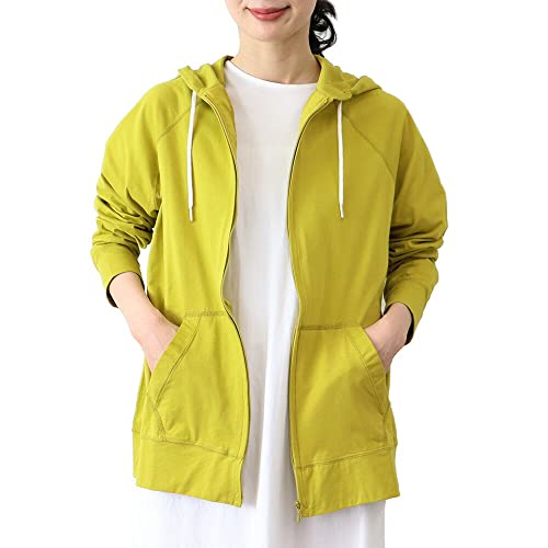 harmonie -Organic Cotton- (Aj I[KjbN Rbg)ӂV ZIP UP p[J[mustard (}X^[hjyfB[Xz y100z