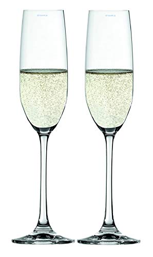 Image of SYANKA Italian Premium Champagne Flutes Glasses Set of 8, 170 ML, Ideal for Classic Champagne, Sparkling White or Red Wine Glass, Cocktail