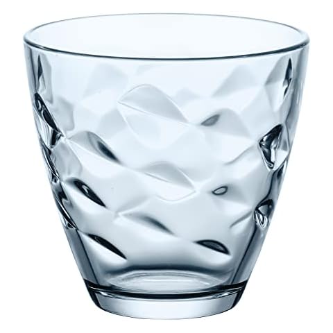 Juego de 6 Vasos de Vidrio Azul Bormioli Rocco Flora 26 cl Cover