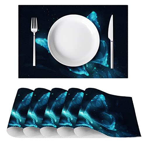 Set de table lavable anti-tache en tissu Oxford pour préserver la table - 3