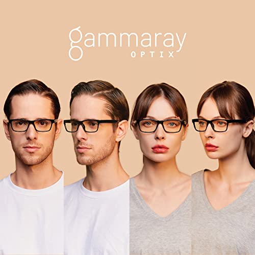 Gamma Ray Computer Blue Light Blocking Gaming Reading Glasses W/Amber Tint And Anti Glare Uv Digital Eyestrain #TOP5