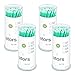 G2PLUS 400 PCS Disposable Micro Applicators Brushes for Individual Eyelashes Extensions (M-2.0mm Head)