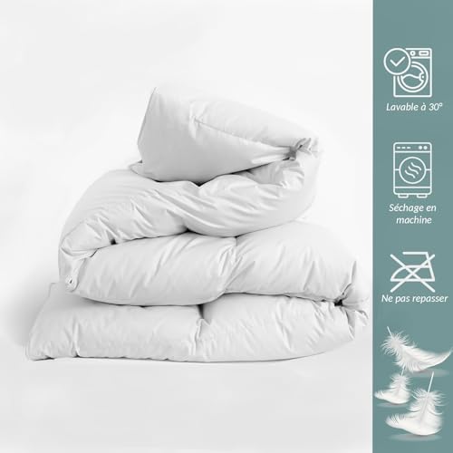 Couette gonflant maximal SAMPUR 100% plumes isolation optimale 140x200