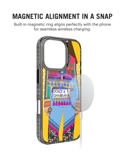 Image of DailyObjects Case for iPhone 16 Pro Max Compatible with Mag-Safe Wireless Charging, Stride 2.0 Overpriced Anxiety Slim Shockproof Back Cover with Inner Magnetic Ring