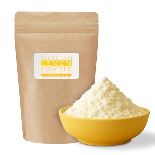 レモンパウダー 100g シチリア レモン 粉末 スプレードライパウダー れもん 檸檬 果汁 イタリア産 フェミネロ ヨーグルト スムージー ジュース お菓子作り 材料 ビタミンC 美容 健康