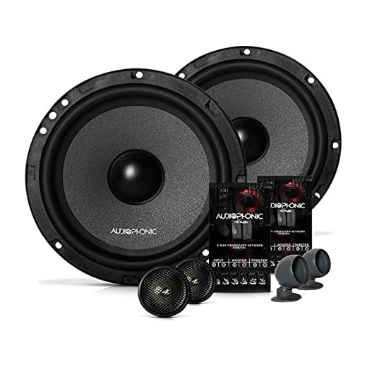 Alto Falante 6 Polegadas Kit 2 Vias Audiophonic Club Kc 6.3 - 160W Rms