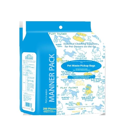 Sacs à déchets durables pour chiens avec double couche étanche Classicblue - 6