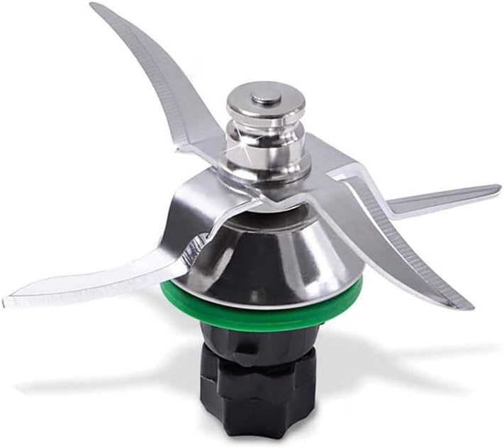 Mixing Knife Replacement Fit for Thermomix Knife TM5 TM6 Replacement Blade Fit for Thermomix Vorwerk TM5 Food Processor, 1111, silver+black, ZZJPJ-11