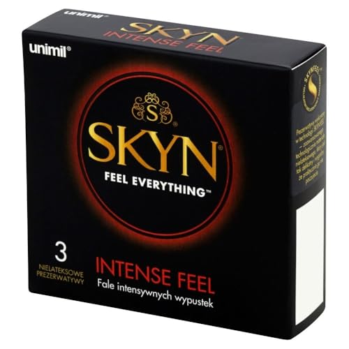 ORGINAL UNIMIL® INTENSE FEEL 3 Stück Intense die neuen Polyisopren-Kondome für das Extra an Stimulation. Sensoprène (Polyisopren) ist latexf