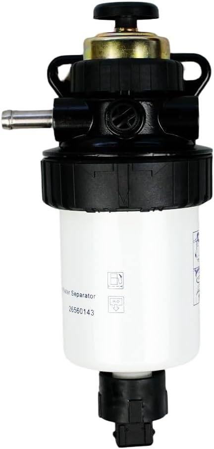 87563601 Fuel Filter Assembly Compatible with New Holland Loader B90B B95B TM120 TM130 TM140 B100B B110B B115B