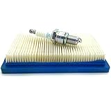NGK Zündkerzen- und Luftfilter-Service-Kit für Honda GXV140 kleiner Motor, passend für Honda Rasenmäher HRB475, HRB535