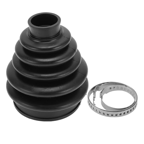 Hihaha No.ZQ92439980 CV Joint Boot Kit W/Clamps for PEUGEOT 408 3008 for CITROEN C4 Inner Constant Velocity Joint Boot Strong Durable Rubber 1 Set Black