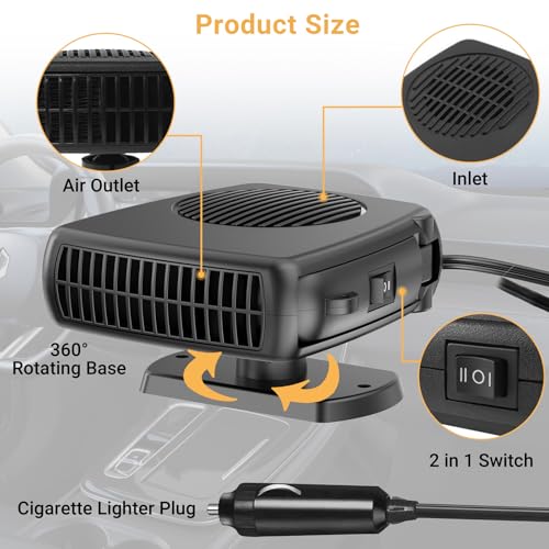 12V Car Heater 200W