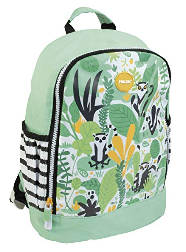 Mochila escolar pequeña Hide   Seek  verde