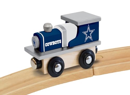 Image of MasterPieces NFL Dallas Cowboys Real Wood Toy Train, For Ages 3+
