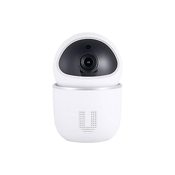 UBERSWEET 720P WiFi IP Camera 355 Degree Panoramic Home Security Wireless Camera with Two-Way IR Motion Detection Remote Control