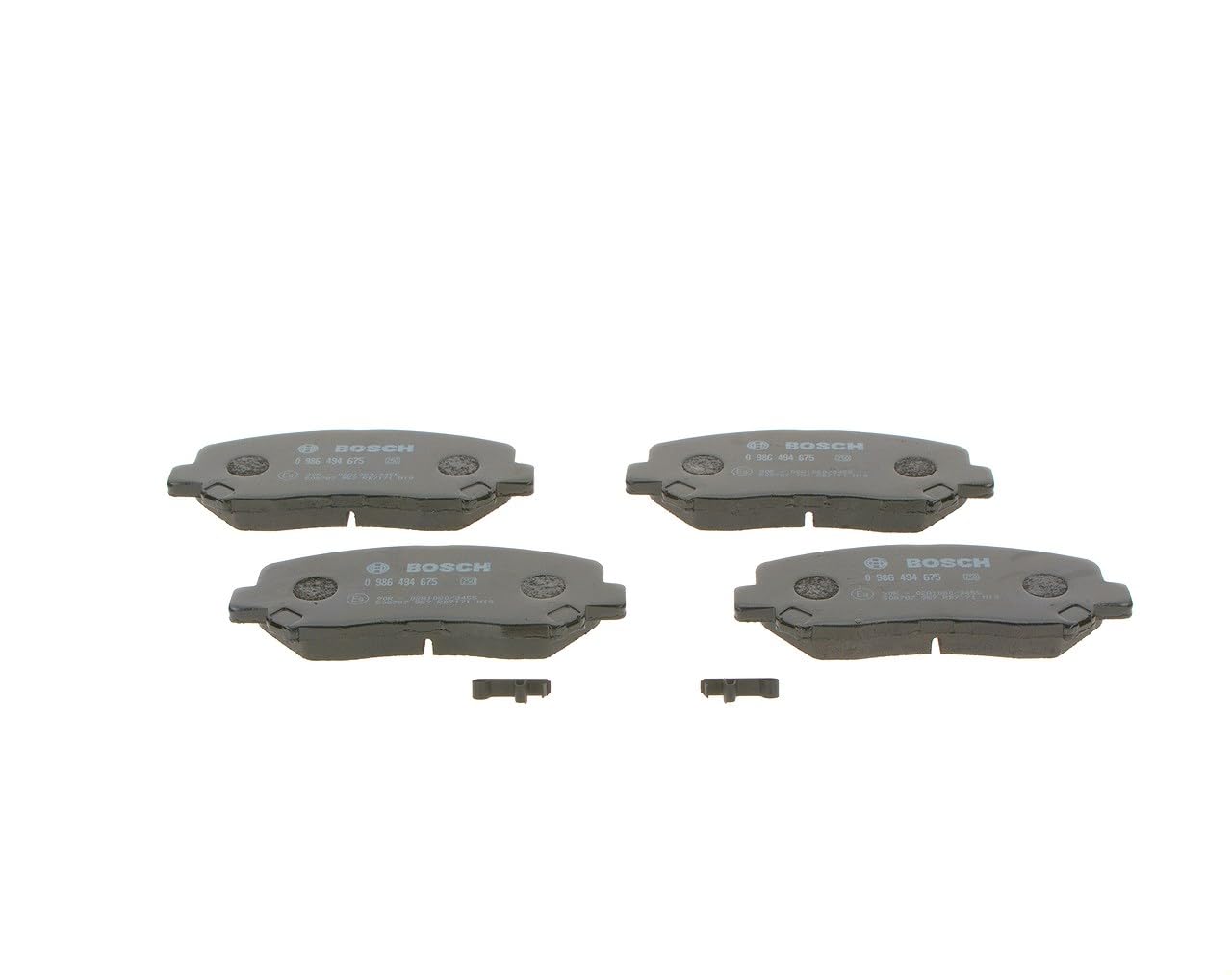 BOSCH Jeu de garnitures de frein, frein à disque 0986494675 | Qualité Bosch - Réduction du Bruit et de la Poussière - Certifié ECE-R90 - Sans Cuivre