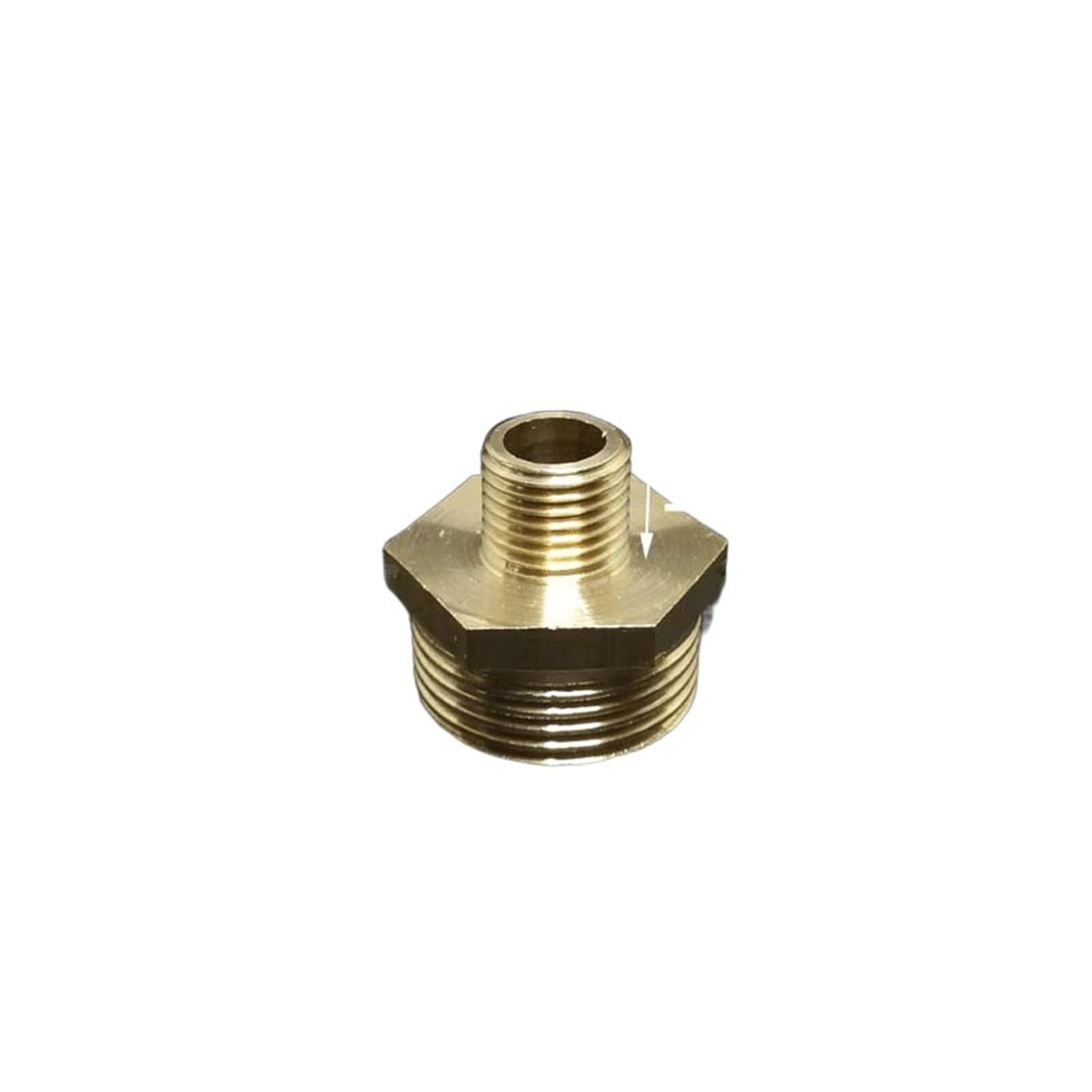 3pc Brass Pipe Hex Nipple Fitting Quick Coupler Adapter BSP Male Thread Reducer(DN8-DN25x32g)
