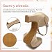 Imagen de RUYBOZRY Zapatos de Baile de Salón Mujer Profesional Cerrados Salsa Bachata Tango Zapatos Baile 6cm Tacón Beige EU 38