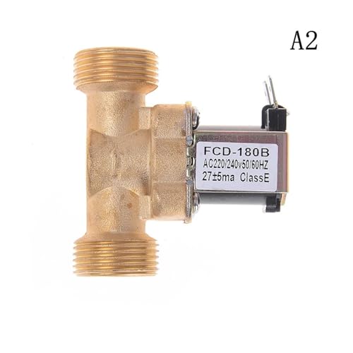 Électrovanne laiton 220V G3/4 stop aux fuites de chauffe-eau - 4