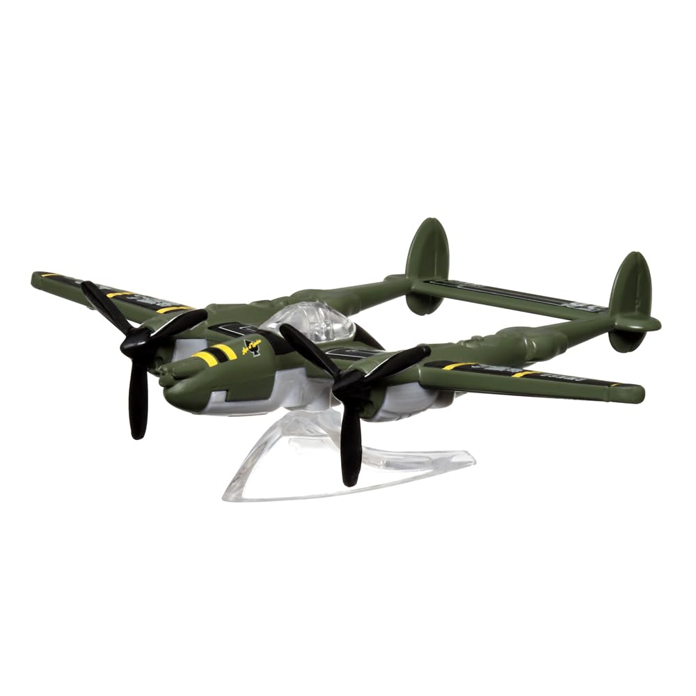 Aereo Matchbox Sky Busters P-51 Mustang – Modellino In Metallo Pressofuso, Blu/Avia, Con Tappetino Gioco - 3