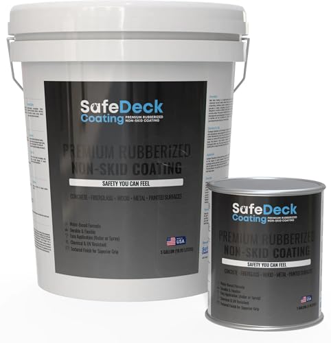Safe Deck Coating Rubberized Non-Skid Protective Coating - Light Texture