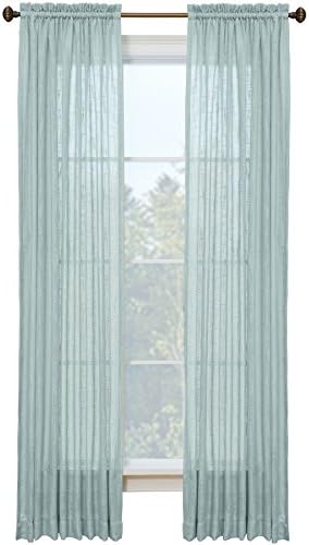 Style SelectionsKenna 84-in L Solid Mineral Rod Pocket Window Curtain Panel