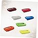 OSALADI 7pc Colorful Silicone Clips for Replacement Holder Durable Sports Accessories Easy to Attach to Pocket Belt Clips for Activity Tracker