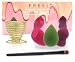 Makeup Blender Sponge Set&Holder Bonus By FREEL,Beauty Sponge Blender for Foundation,Low Consumption Type For Powders&Creams,Latex-Free,3Pcs Practical Shape,Economy-Pack