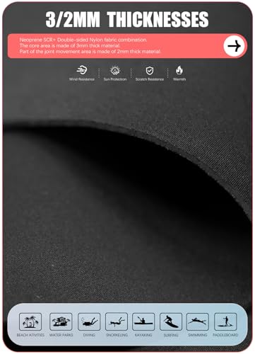 image for Hevto Kids Wetsuit for Boys Girls Child Youth Teen Size 12 Year Old 3/