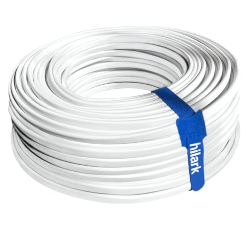 Hilark cable tech YDYp 3x2,5 mm2 câble plat 450/750V câble classe 1 conducteurs ronds 100% cuivre – 25m