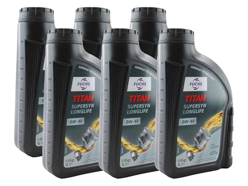 Fuchs 6 Liter TITAN SUPERSYN ACEITE 0W-40 Motor