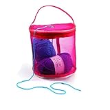 Colore: rosso rosato. Fliyeong - Cestino per lana di piccole dimensioni, per lavori a maglia, piccolo