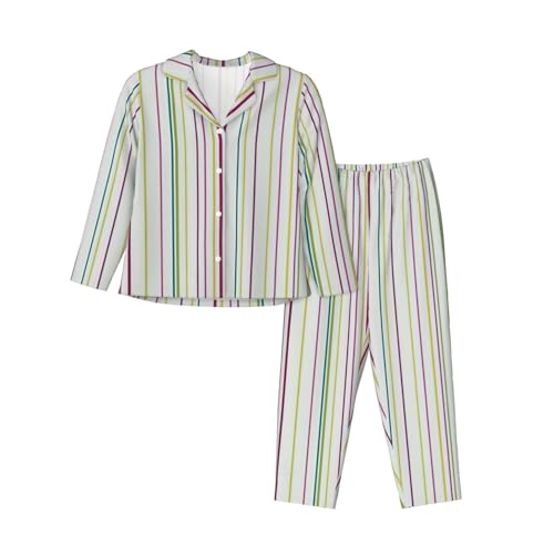 Pyjama manches longues rayé femme pour des soirées cocooning et nuits douillettes