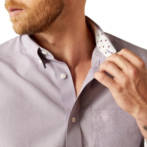 Ariat Men's Wrinkle Free Solid Classic Fit Shirt3