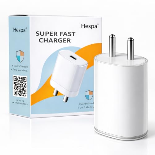 Image of Original 45W PPS Fast Charger for Nothing Phone 3a /3a Pro /2a /2a Plus /2 /1 & CMF Phone 1 | PD 3.0 USB C Type-C Rapid Charging Adapter | BIS Certified Wall Charger | White