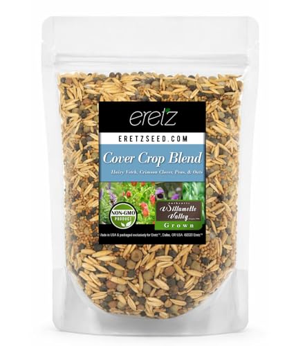 Cover Crop Seed Blend by Eretz (8oz) - Choose Size! Willamette Valley, Oregon Grown, Non-GMO, No...