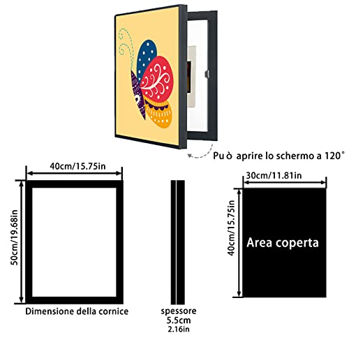 Couvercle de compteur électrique moderne en tableau décoratif mural