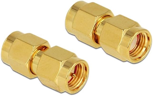 DeLOCK 88727 RP-SMA Adattatore RP-SMA Maschio Femmina 1 9 cm Colore Oro DeLOCK 88727 RP-SMA Adattatore RP-SMA Maschio Femmina 1 9 cm Colore Oro