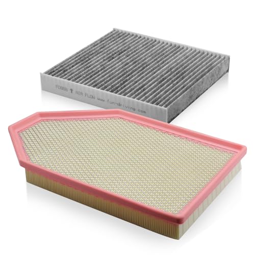 BESTWELL4U Comb Engine Cabin Air Filter for Dodge Charger...