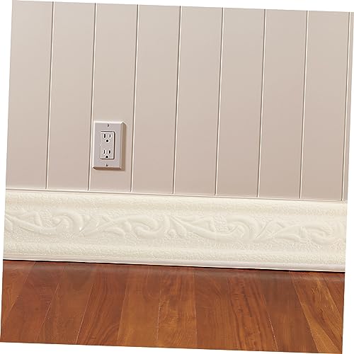 Artibetter 2 Rolos Descascar E Colar Guarnição Tira De Calafetagem Bordas De Parede Descascar E Cola