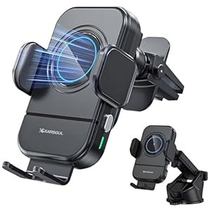 KARSOUL Kabellose Handyhalterung Auto Ladegerät