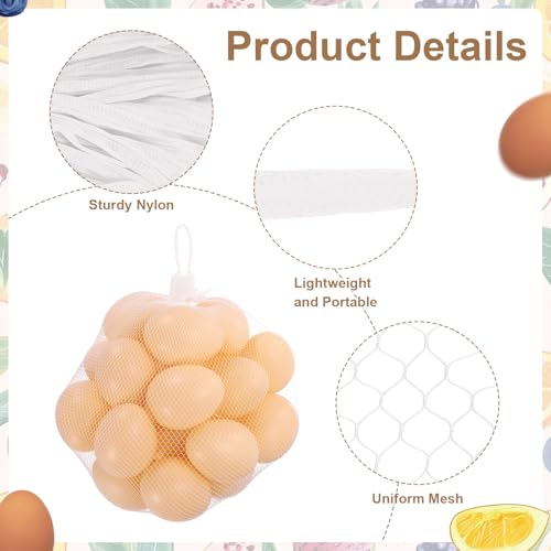 Bolsas de malla reutilizables de 40 cm para conservar frutas y evitar el plástico 3