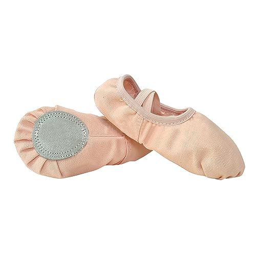 Child Ballet Shoes, Toddler Shoes, Girls Ballet Slippers, Soft Upper, Full Suede Outsole, Pre-Sewn Girls Dress Shoes