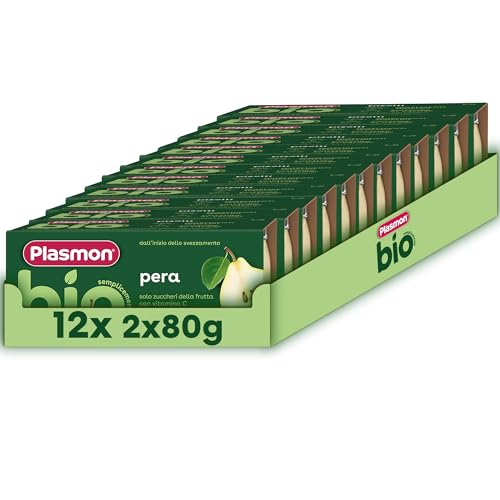 Plasmon BIO Omogeneizzato Pera 2X80g (12 Confezioni)
