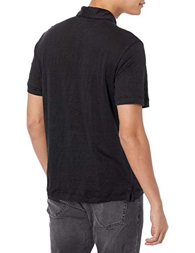 Club Monaco Men's Short Sleeve Linen Popover2