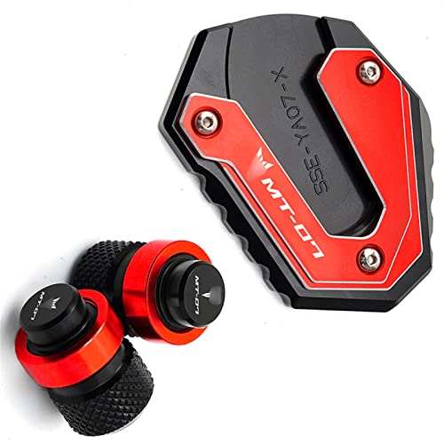 Accessoires moto Yamaha MT07 plaque de béquille latérale en alu usiné de précision