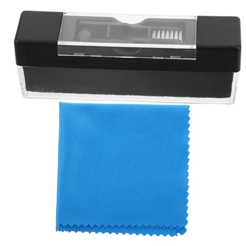 Parliky 1 セット ビニール レコード クリーニング ブラシ レコードプレーヤークリーナー ビニールブラシ レコードクリーナーキット レコードクリーナーブラシ 静電ブラシ 布